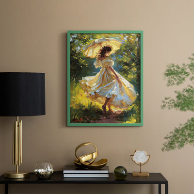 «WOMEN Series DCC», reproduction encadrée - bois massif
