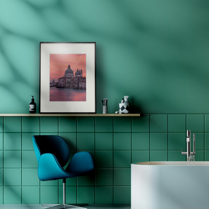 Cadre photo Aseda Matel avec passe-partout, cadre photo mural en aluminium, formats horizontal et vertical, 11 po x 14 po