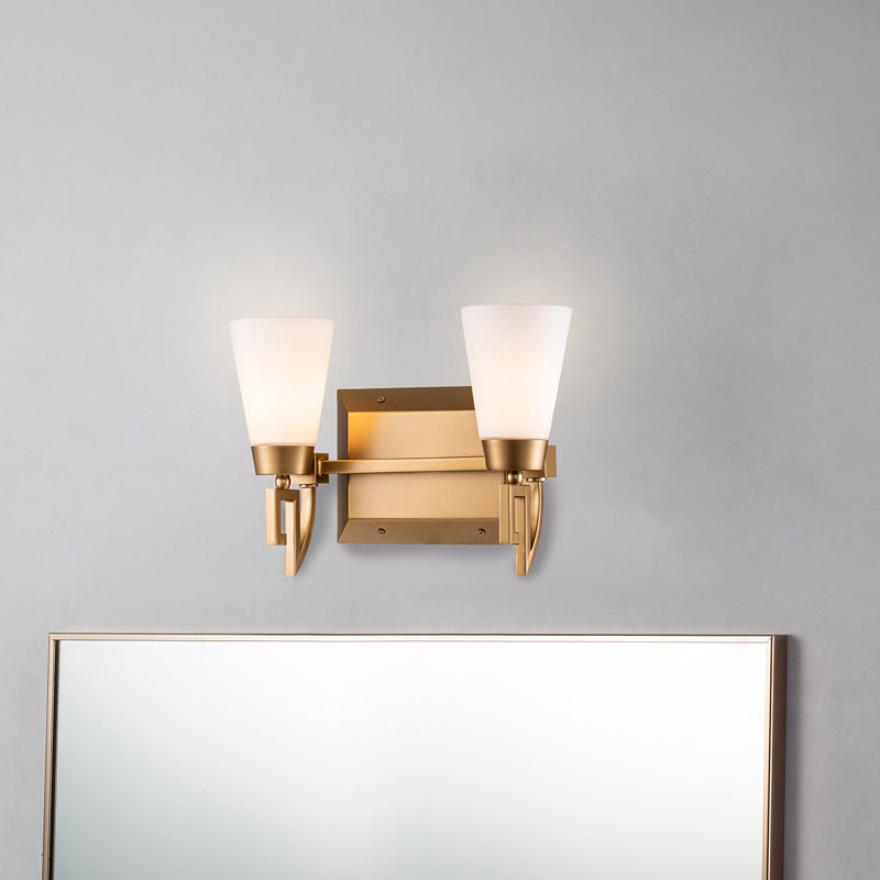 Lemuria 2 - Light Vanity Light, Laquered Gold