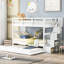 Lit superposé avec couchette Twintwin - construction blanche-38230263