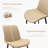 Color 20.15'' H Faux Leather Metal Side Chair-101950306