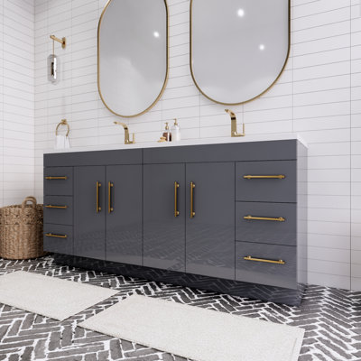Spring 72" Double Bathroom Vanity Set