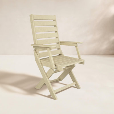 POLYWOOD Captain Folding Dining Chair