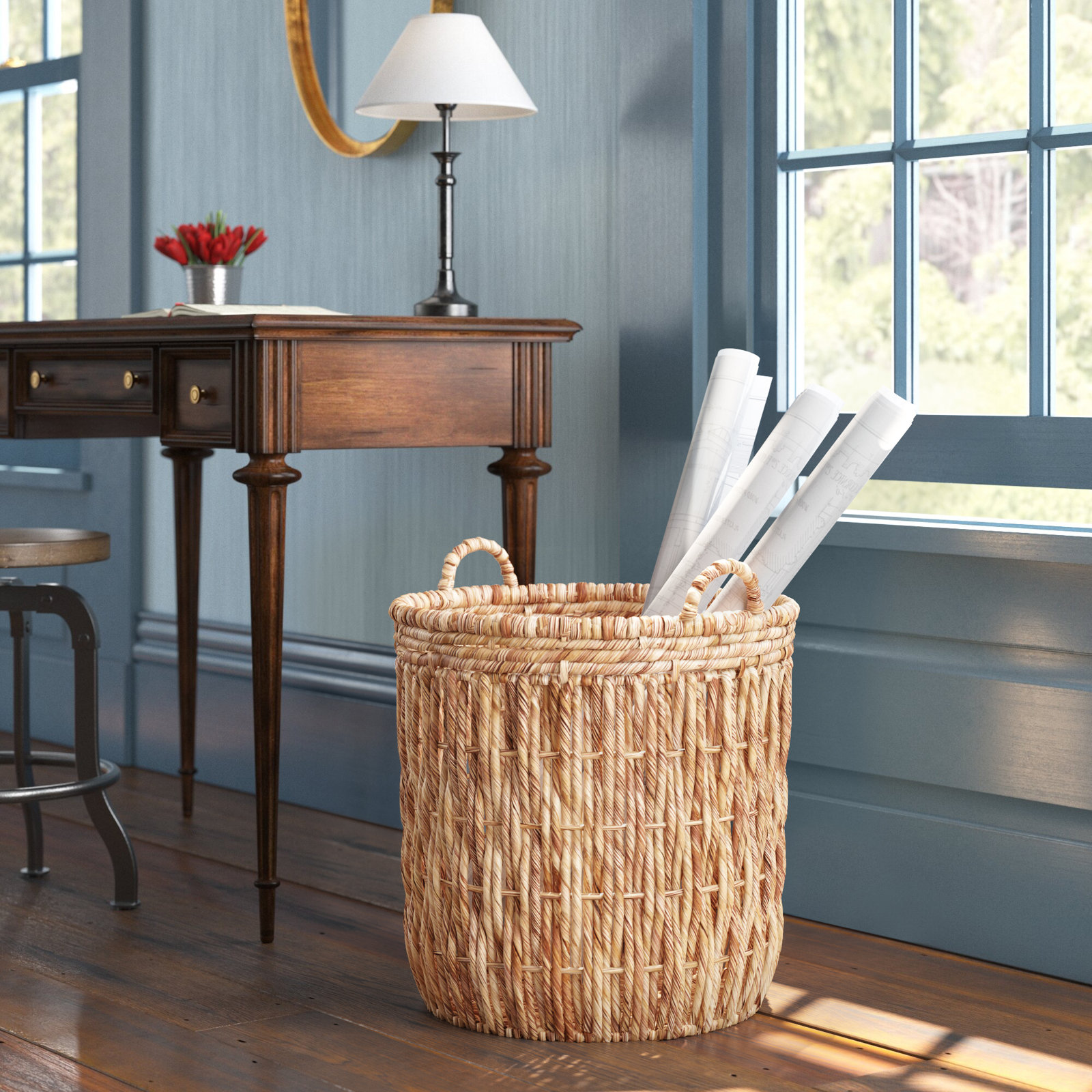 Artyom Handwoven Storage Bin, Natural