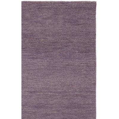 Roxy Purple Hand-Woven Wool Rug
