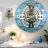 Wall Clock 24" Oversized for Living Room decor with Real Moving Gears England Collection-107103003