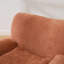 Fauteuil d'appoint surdimensionné en chenille avec siège profond, aucun assemblage requis-1412507204