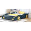 Lit plateforme Race Car avec rails de rangement et de sécurité-123857045-123857047