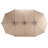 14.8 Ft Khaki Garden Umbrella Double Sided - Rust- Frame For Outdoor Patio Sunshade Support Structure-1832005775