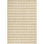 Toronto Hand Loomed Wool Striped Area Rug in Beige