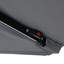 10' Offset Cantilever Umbrella with Solar Lights and Air Vent - Smoke-1079756049