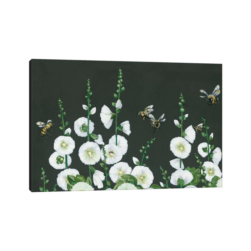 Bees - Wrapped Canvas Print, 20.32 cm H x 30.48 cm W