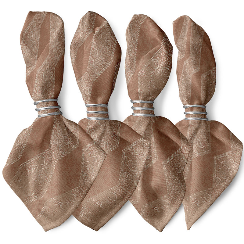 Ensemble de serviettes 4 pièces Harrel, Orangé