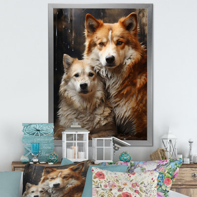 " Dog Akita Affection III "