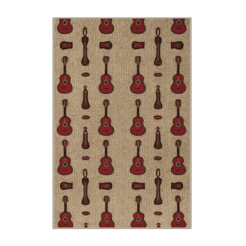  Tapis lavable Balalaika, Carré 6 pi