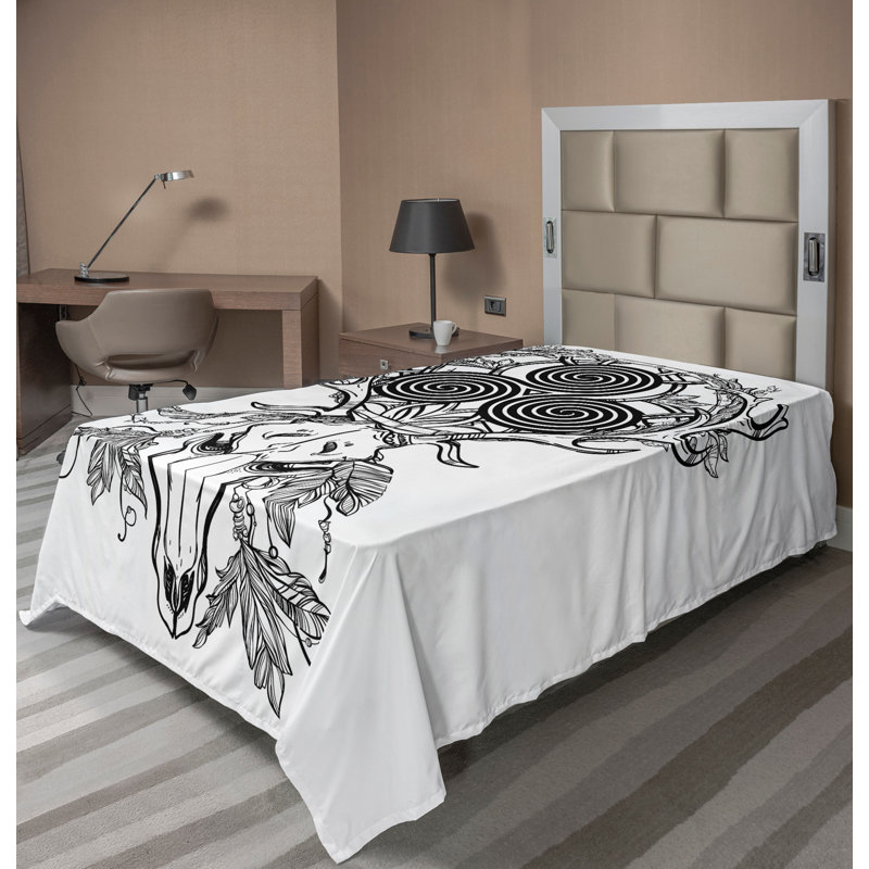 Drap plat Ambesonne Celtic, Drap plat pour lit simple
