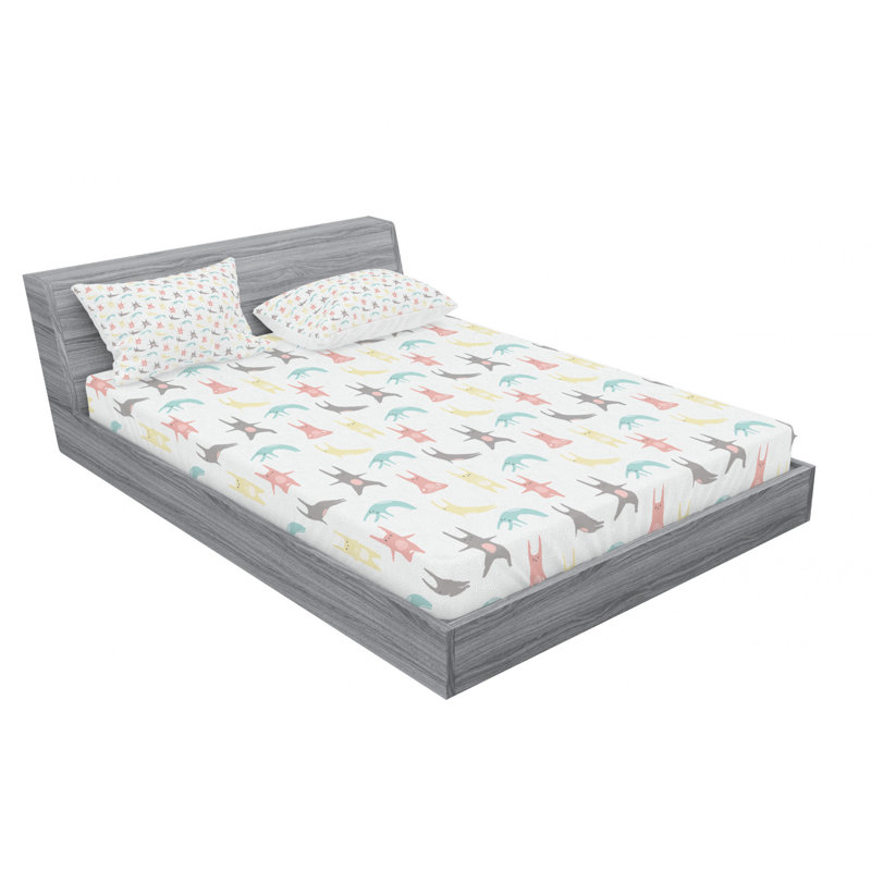 Microfiber Sheet Set, Full Sheet Set with Fitted Sheet