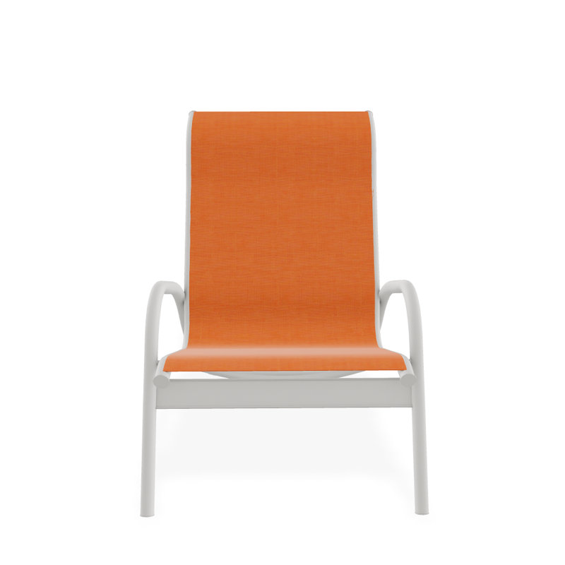 Gardenella Patio Chair, Tangerine, Snow