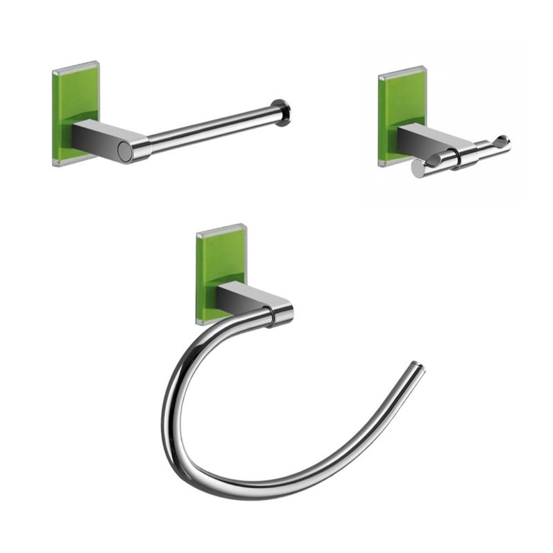 Dowsing 3 - Piece Bathroom Hardware Set, Chrome