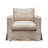 Savannah Slip-Cover Chair In Sand Natural Linen-79031476