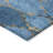 Machine Washable Indoor/Outdoor Xhevrie Blue Rug-1040198297