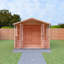 Delmora 8 x 8 Ft. Summer House with Veranda