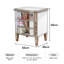 Laurine 3 Drawer Bedside Table