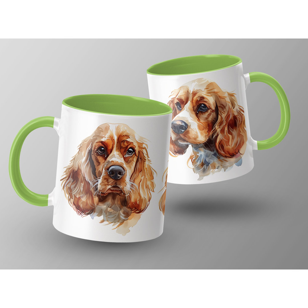 Cocker Spaniel Watercolor Art 11oz Coffee Mug