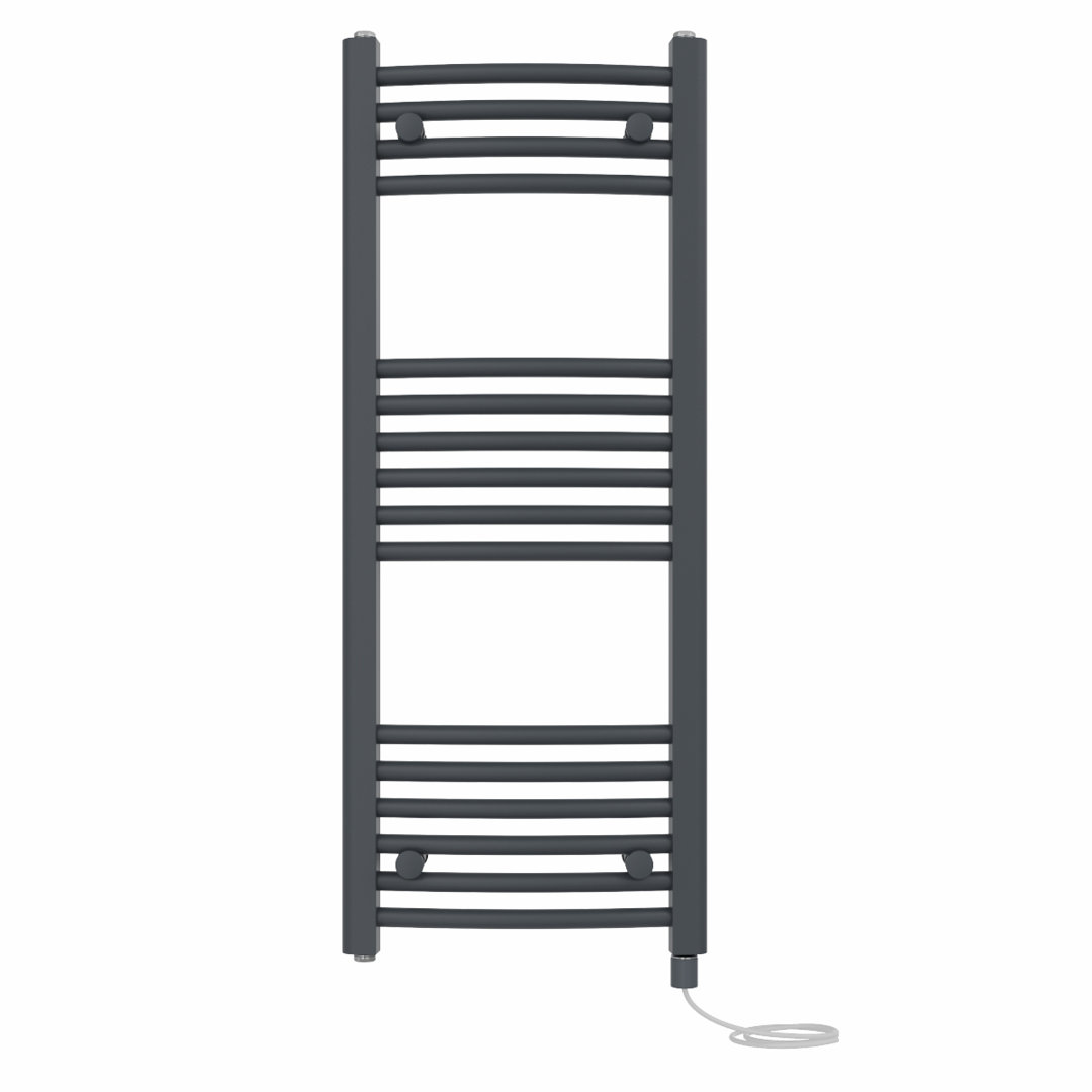 Curved Prefilled Electric Heated Towel Rail