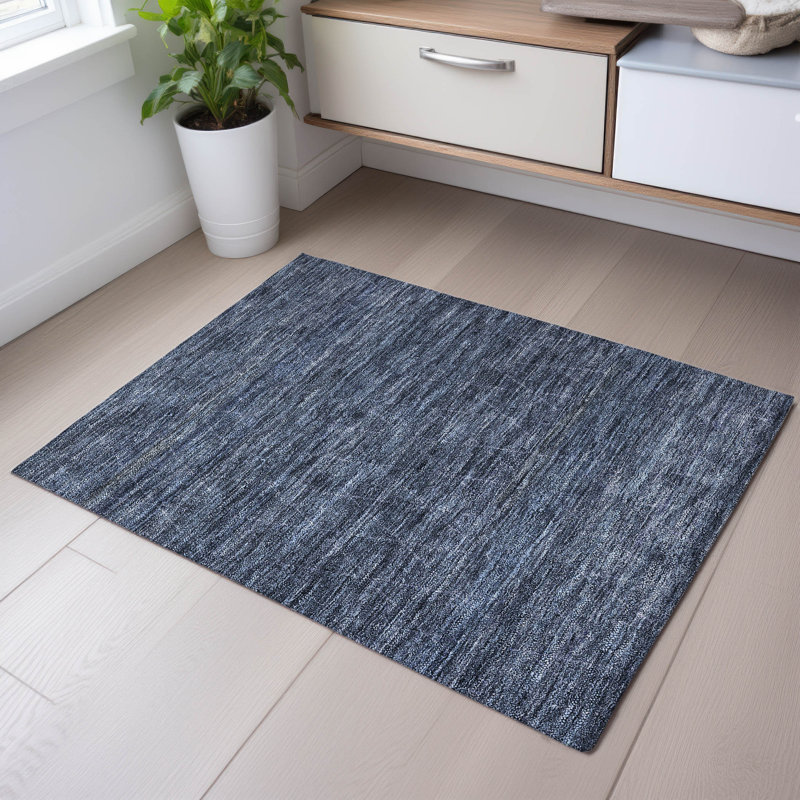 Tapis géométrique de qualité supérieure lavable à la machine Gurubaksh AMF1165, Rectangle 1 pi 8 po x 2 pi 6 po
