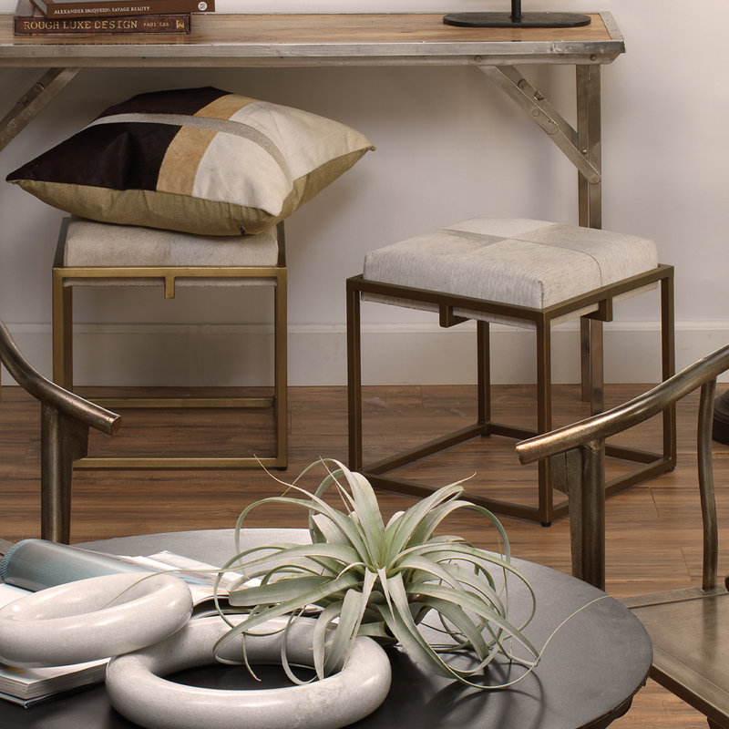 Shelby Leather Utility Stool