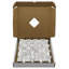 PANIER TISSU ARGENTO W / DOLOMITE HONED