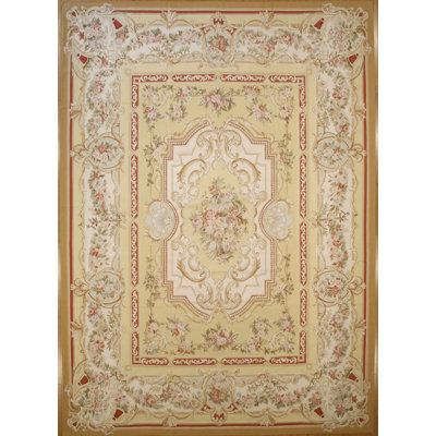 Tapis tissé 10,1 x 14 Modren Aubusson