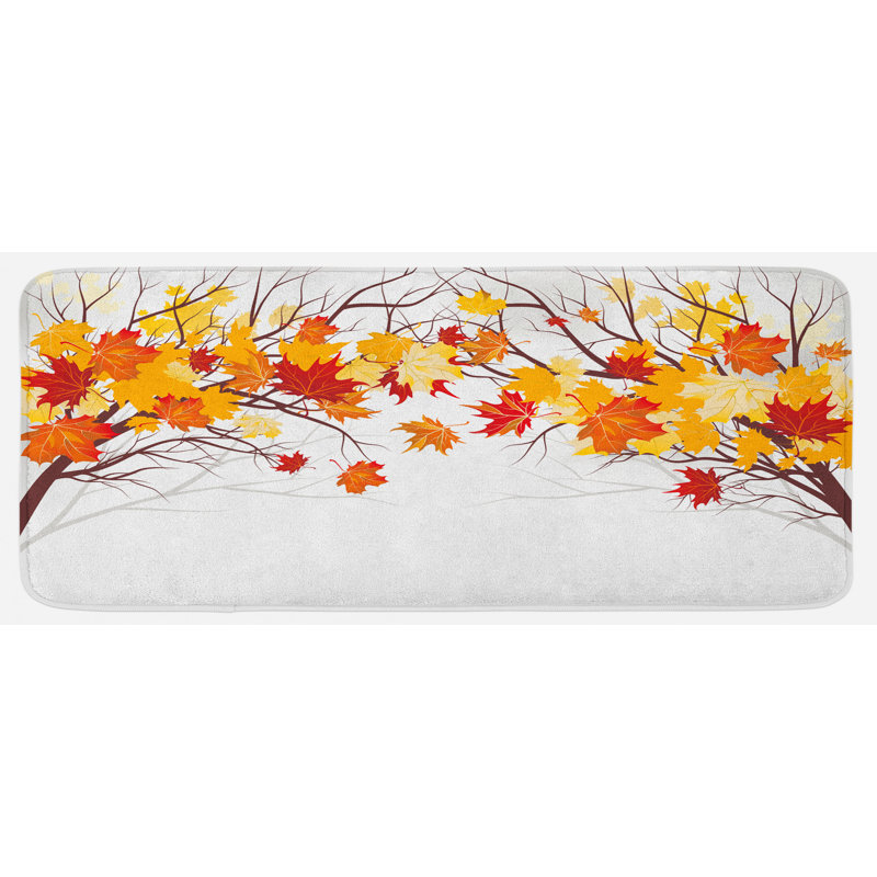 Tapis de cuisine automne