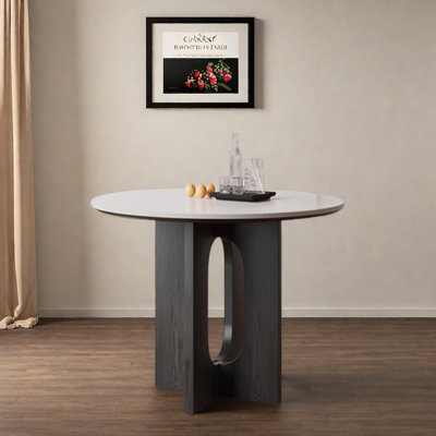 Table ronde Modern Modern White