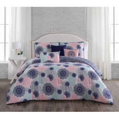 Scarlett Reversible Navy/Blush Set