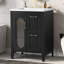 Meuble-lavabo simple 24 po avec comptoir en céramique 24 po-1181932636