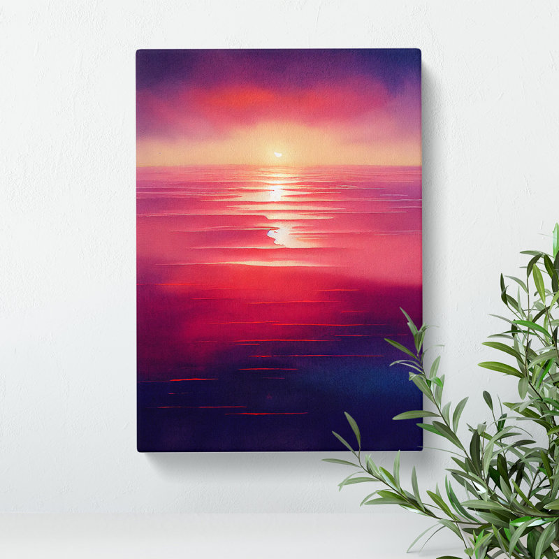 Exceptional Sunset - Wrapped Canvas, 60cm H x 40cm W x 3cm D