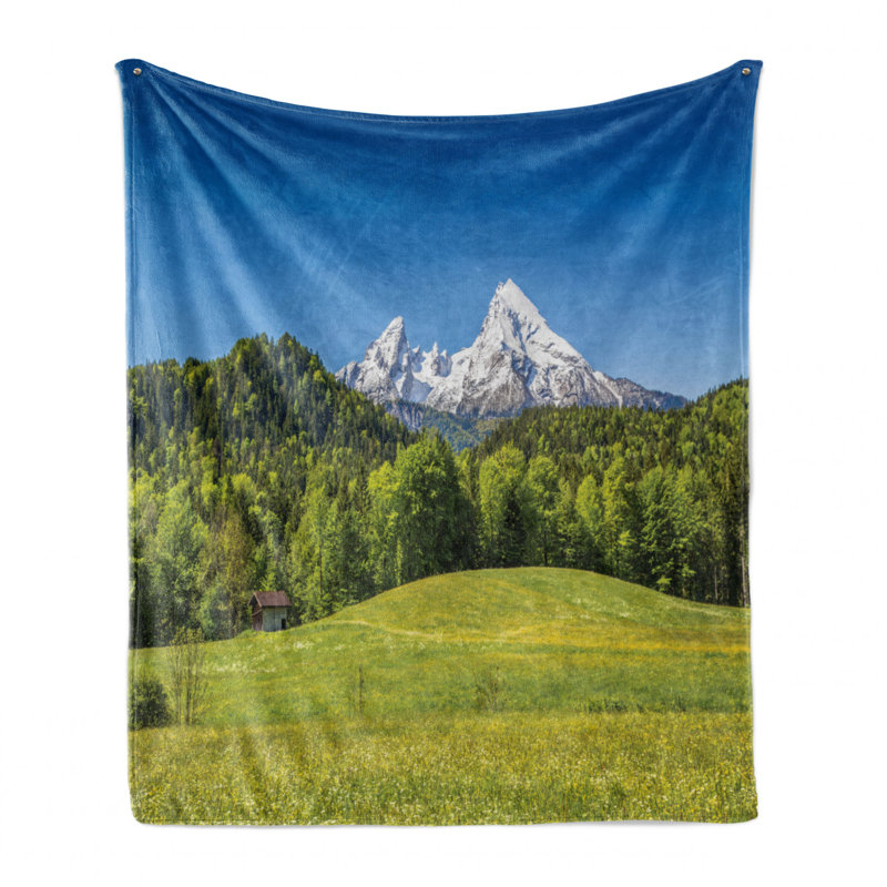 Hand Woven Throw Blanket, 70" W x 90" L