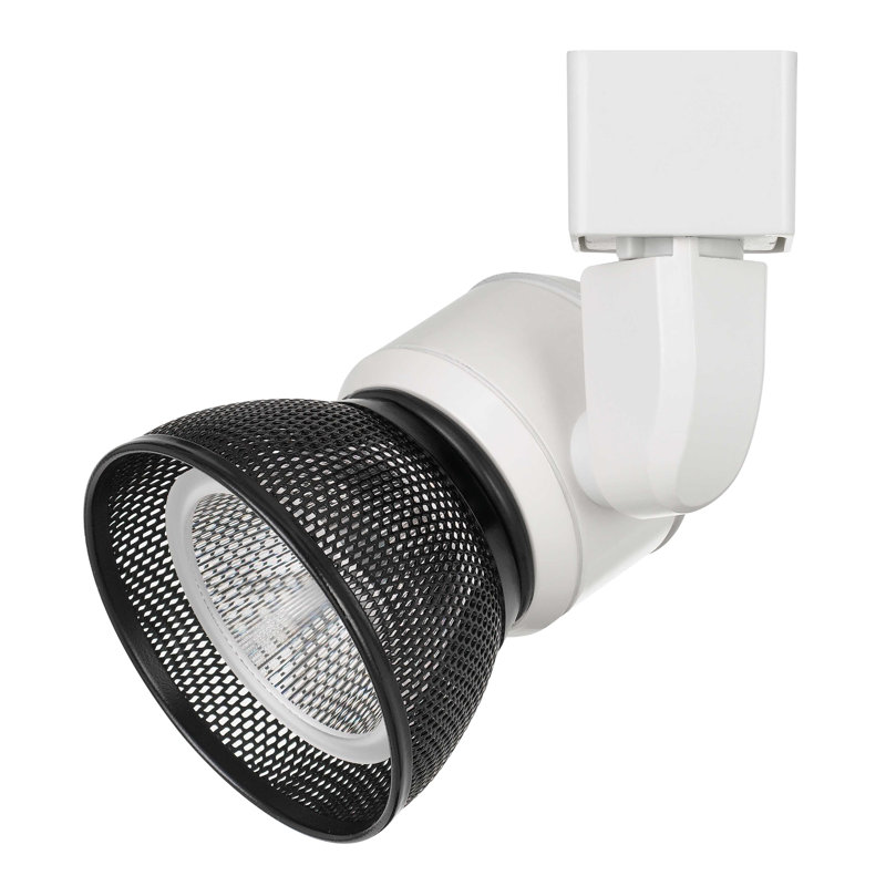 Tête de luminaire de rail del, Blanc, Bronze foncé