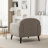 Deivi Upholstered Accent Chair with Round Arm-2019053567