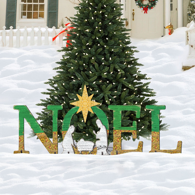 Manufactured Wood Christmas Decoration
