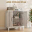 Armoire de rangement, buffet avec tablette réglable-2108237059
