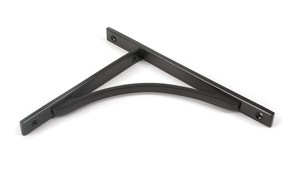 Apperley Shelf Bracket, 26cm H x 7.9cm W x 2cm D, Aged Bronze