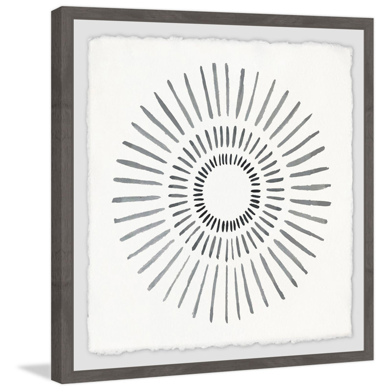 'Sundial' Framed Print, 12" H x 12" W x 1.5" D