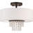Jashon Fabric Semi Flush Mount