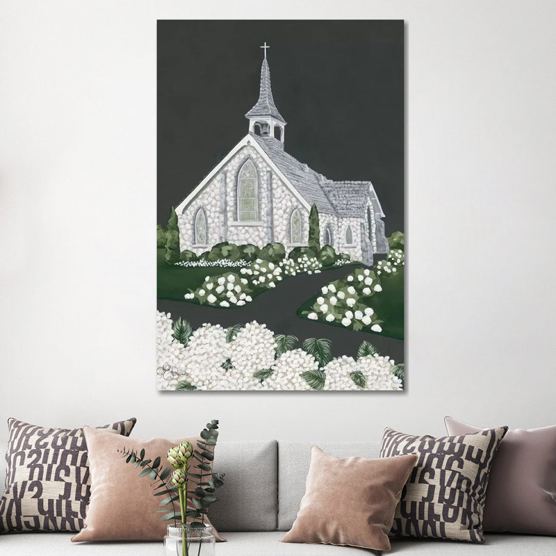 Church - Wrapped Canvas Print, 152.5 cm H x 101.5 cm W
