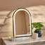 65x45cm LED Arch Bathroom Mirror-1319480727