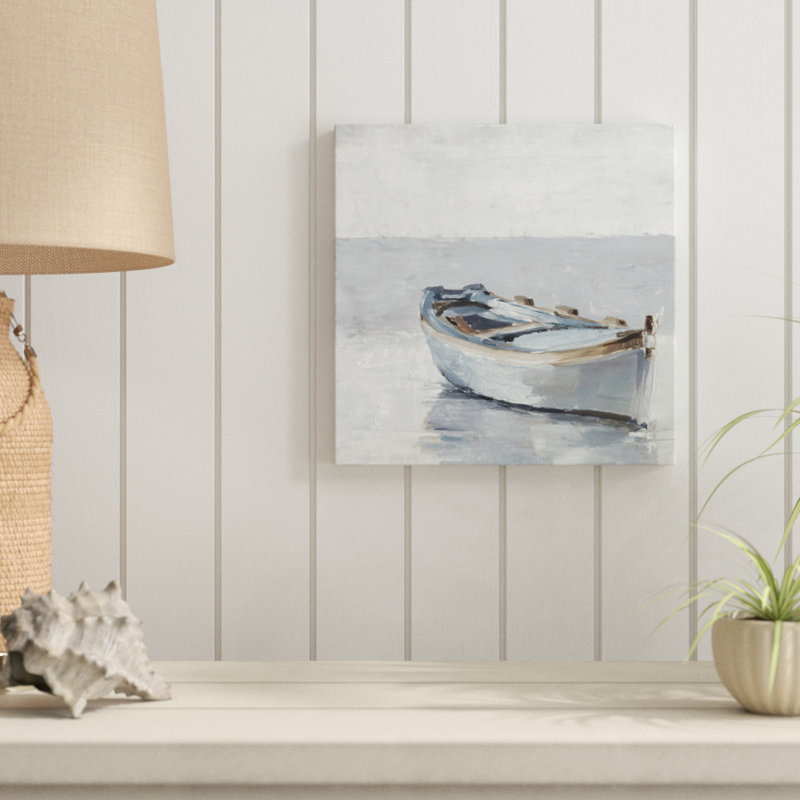 «Reflection Horizon I», peinture sur toile, H 12 po x l 12 po x P 1,25 po, Toile tendue