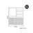 European style simple low bookcase